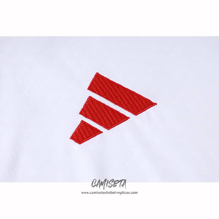 Chandal del SC Internacional 2026-2027 Manga Corta Blanco - Pantalon Corto